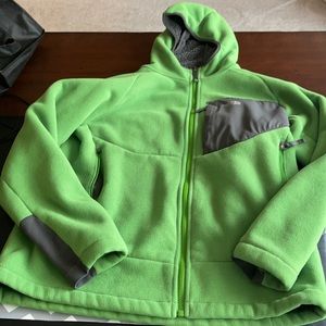 North face zip up boys fleece hoodie